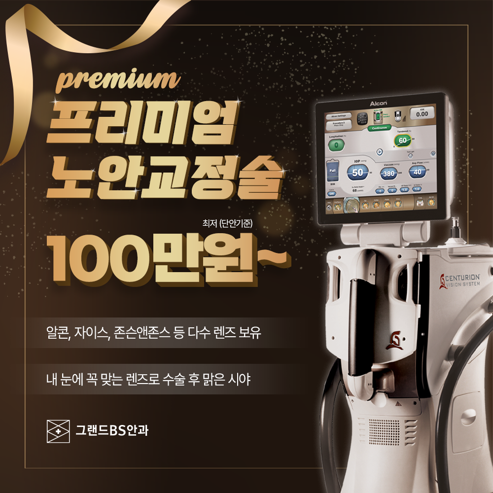 프리미언 노안교정술 100만원~